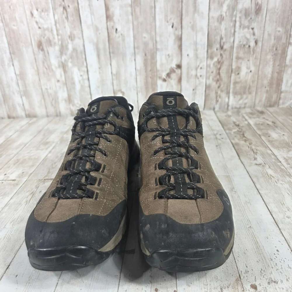 Oboz Mens Trail Hiking Shoes Brown Suede‎ Waterproof Outdoor Boots Size 10
